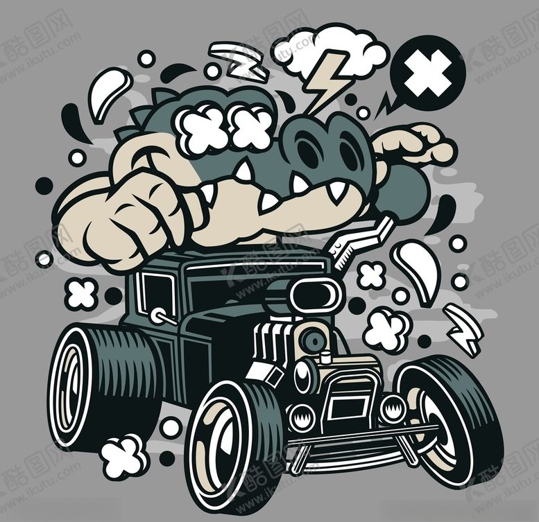 编号：91552310101039047996【酷图网】源文件下载-卡通恐龙