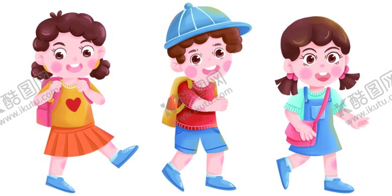编号：16972512221828497449【酷图网】源文件下载-儿童人物插画