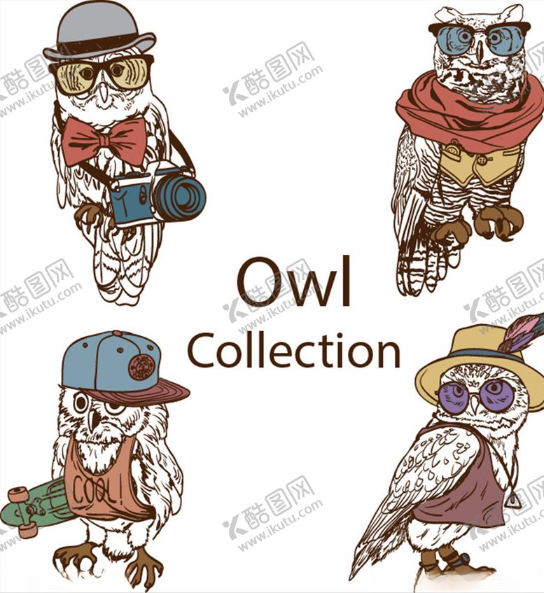 编号：75368110272030248425【酷图网】源文件下载-卡通猫头鹰