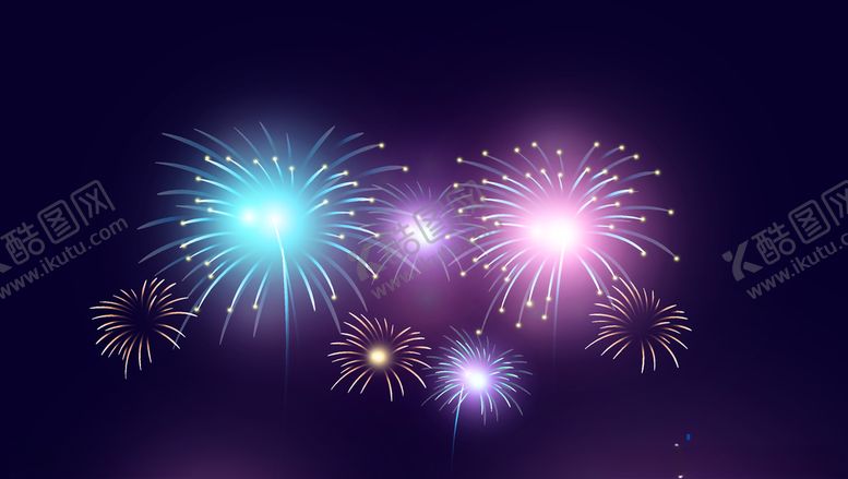 编号：48428509191528574491【酷图网】源文件下载-烟花炫彩五光十色花火节