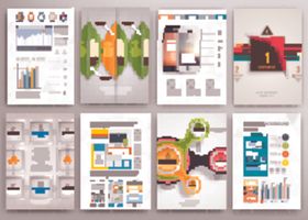 多样商务图表设计模板