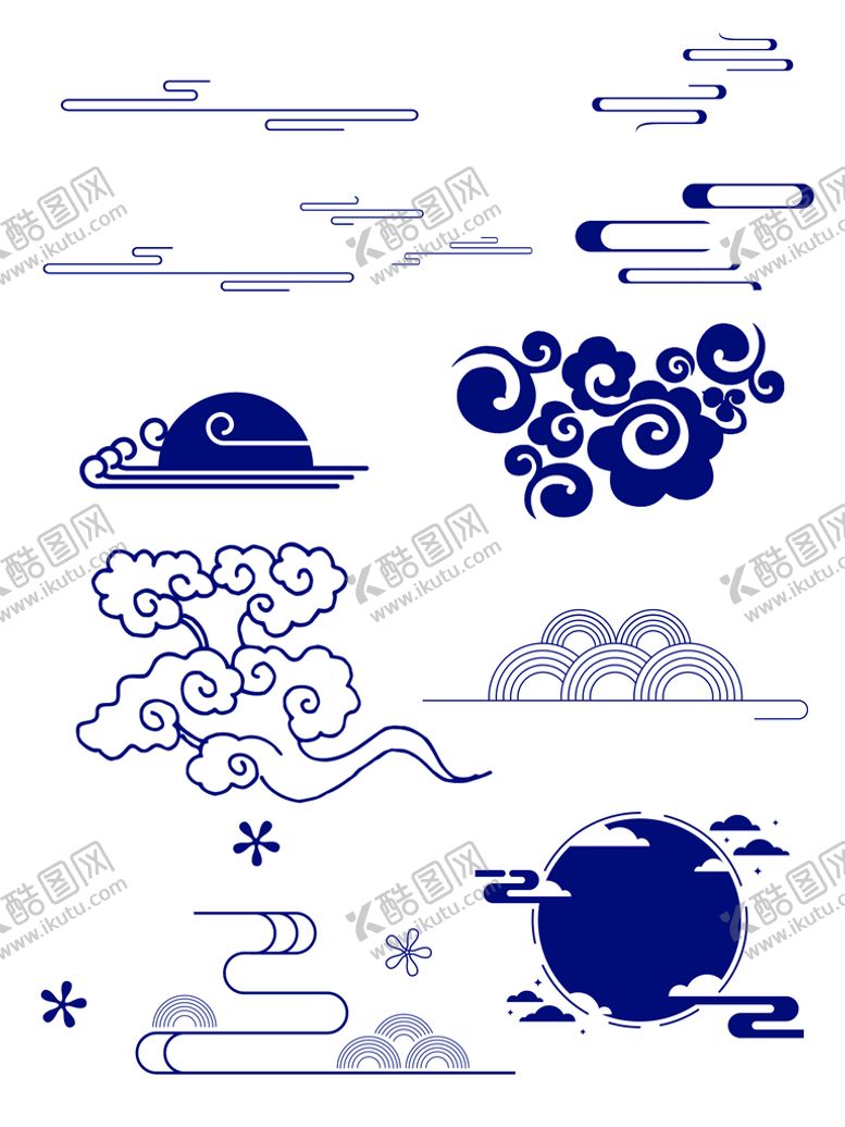 编号：74836209190744413649【酷图网】源文件下载-中式云纹山纹