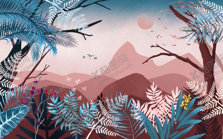 编号：70176509112041362542【酷图网】源文件下载-热带雨林