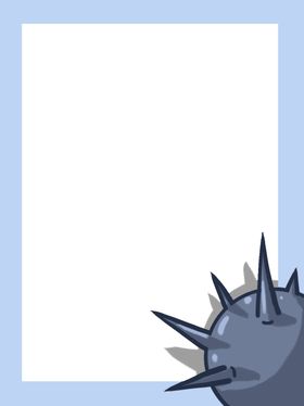 蓝色系列海洋刺刺球分层背景