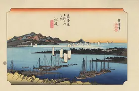 日本街景风景浮世绘