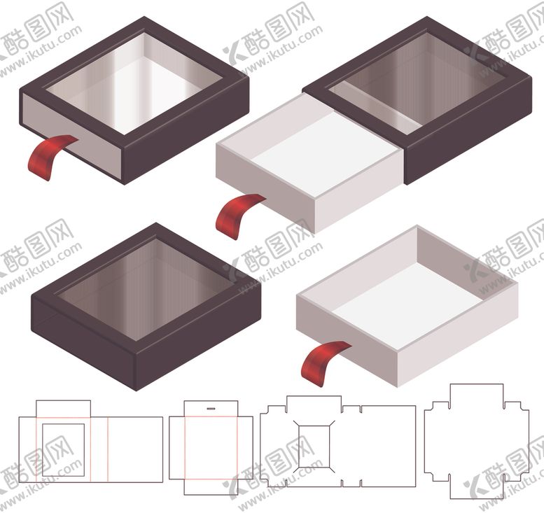 编号：70204607070441087821【酷图网】源文件下载-纸质包装盒刀模设计图