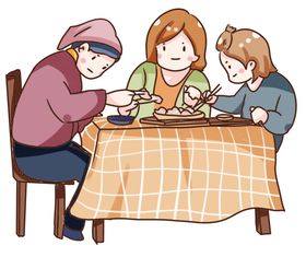 卡通包饺子