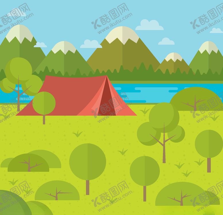 编号：76728307081458344424【酷图网】源文件下载-露营