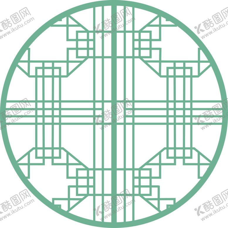 编号：73074409300047471609【酷图网】源文件下载-中式传统图案花纹矢量