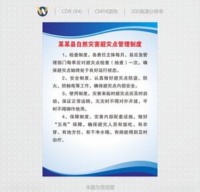 自然灾害避灾点管理制度