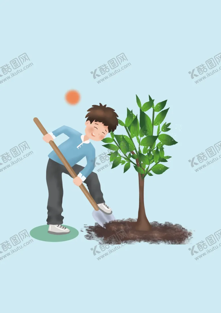 编号：11432911300101388816【酷图网】源文件下载-植树节素材