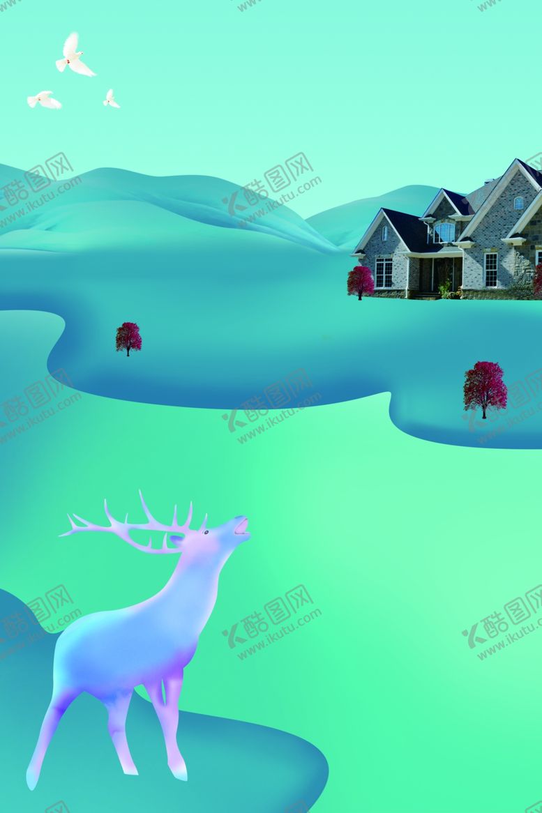 编号：84518909231811098726【酷图网】源文件下载-山水画