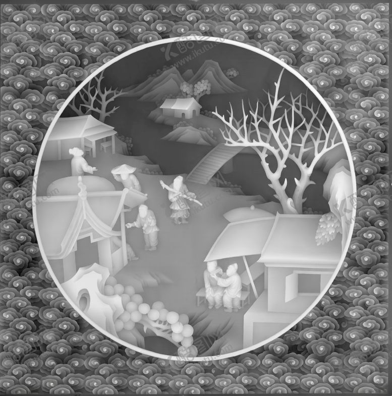 编号：36868504191748227947【酷图网】源文件下载-精雕图浮雕图灰度图黑白图