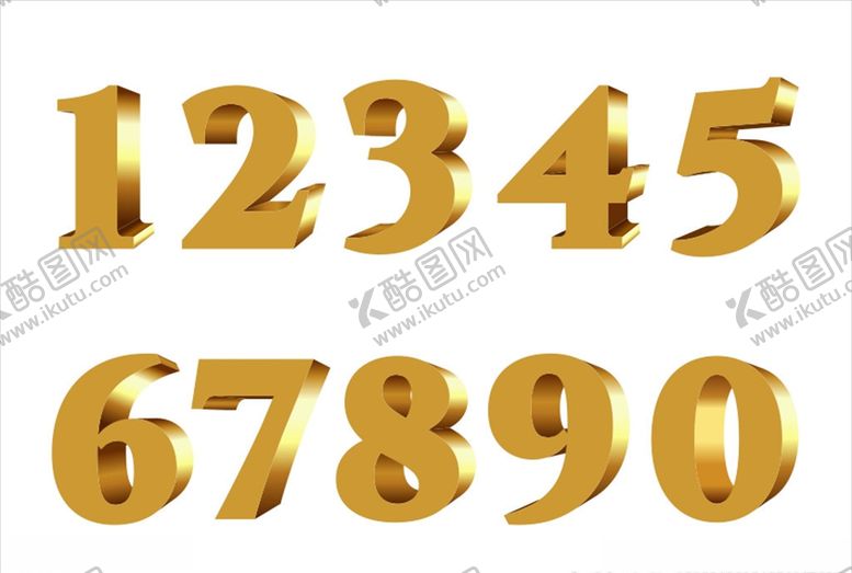 编号：47177310061445475114【酷图网】源文件下载-立体数字