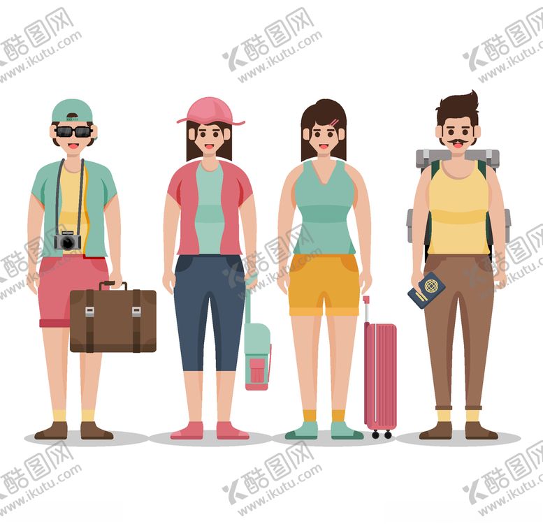 编号：41447510031615462253【酷图网】源文件下载-旅客游客