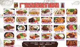 广东烧鹅价格表菜单