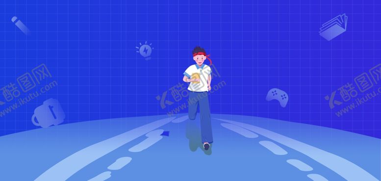 编号：71872502160920292890【酷图网】源文件下载-蓝色教育背景