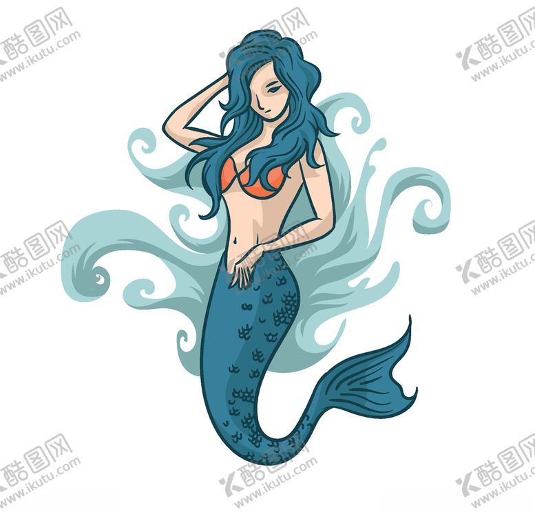 编号：58580910010353083982【酷图网】源文件下载-美人鱼