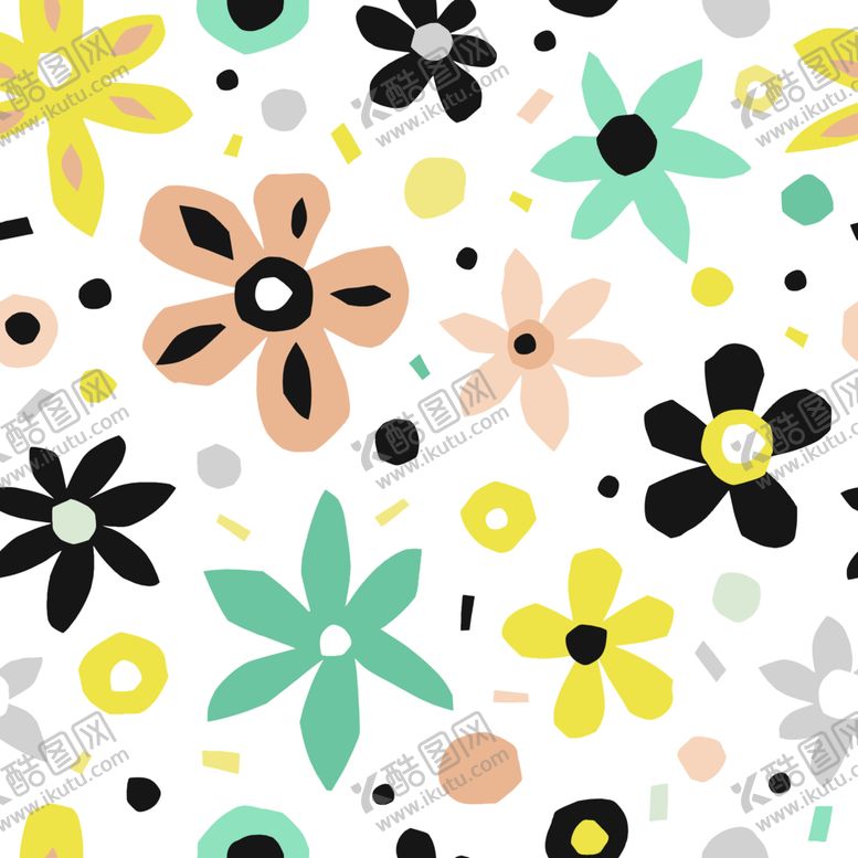 编号：75339509291851065756【酷图网】源文件下载-碎花拼接花纹背景