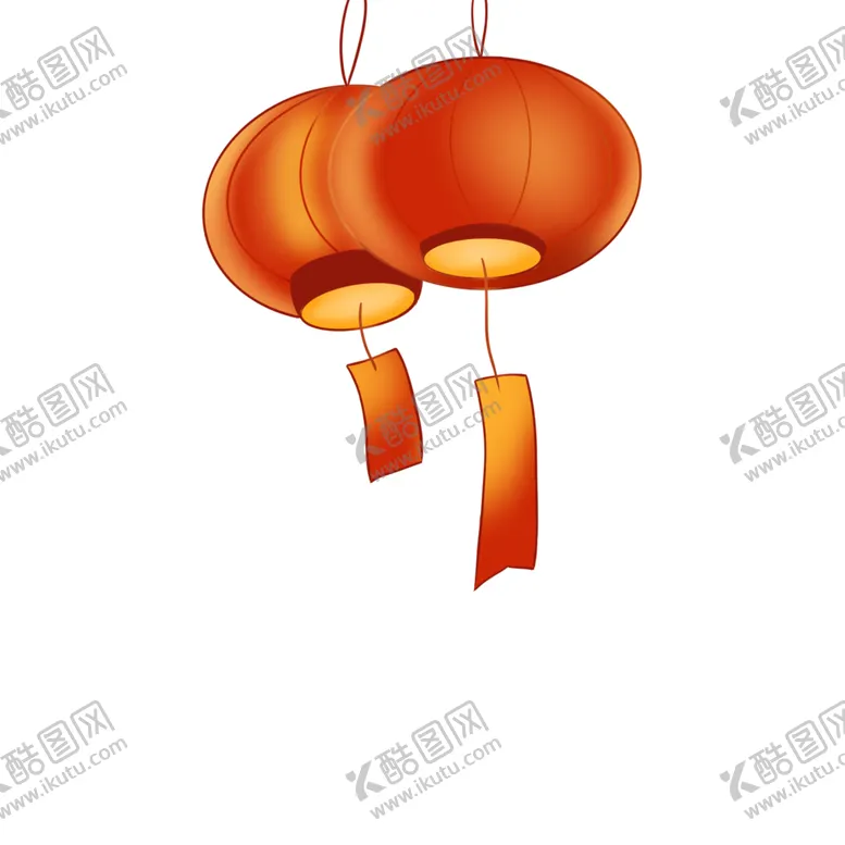 编号：12379502071738206083【酷图网】源文件下载-花灯会 灯笼元素 中国风素材 