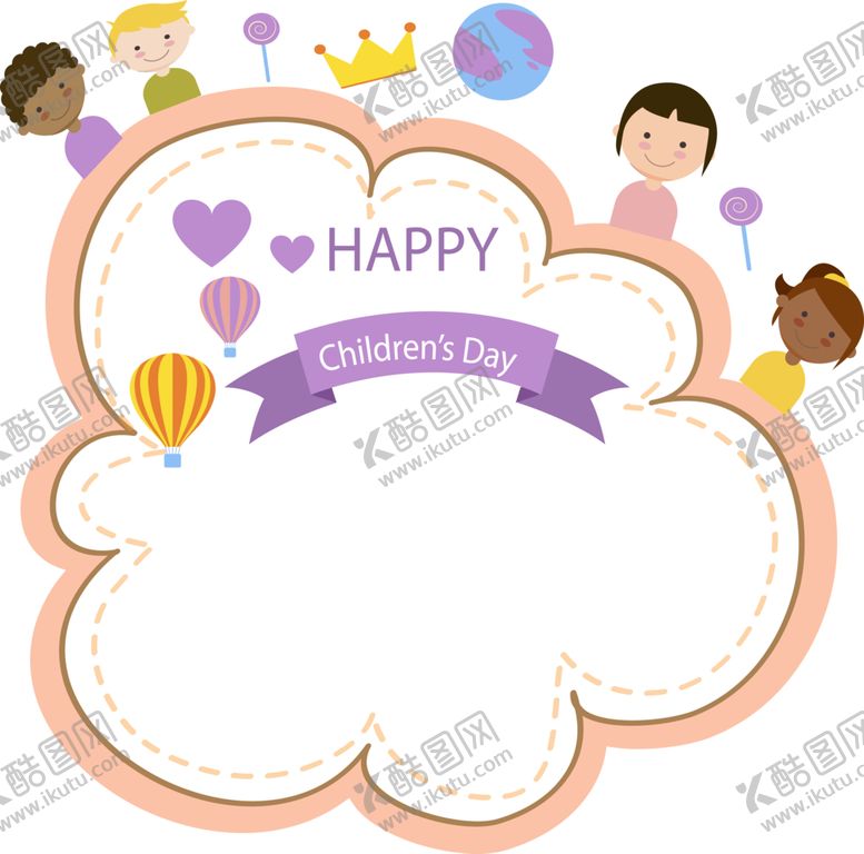 编号：26442407070222093573【酷图网】源文件下载-卡通边框简洁边框