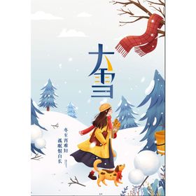 编号：57412910080302023512【酷图网】源文件下载-大雪海报