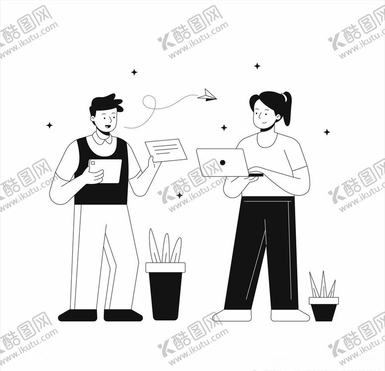 编号：93060904070325189534【酷图网】源文件下载-商务插画