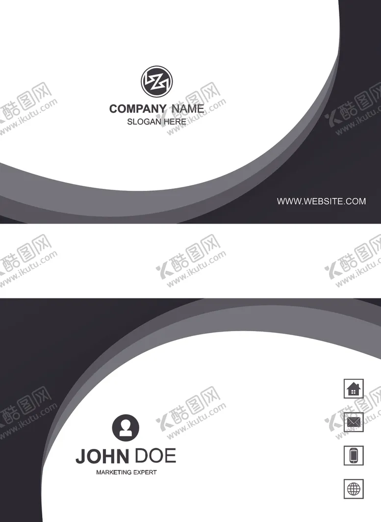 编号：76393710241319033669【酷图网】源文件下载-矢量名片模板
