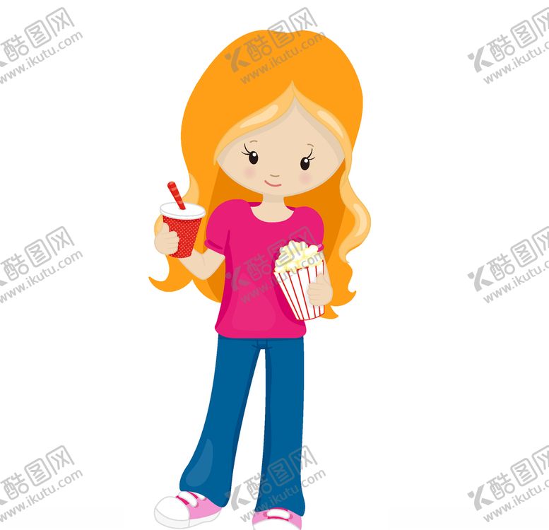 编号：78305307131649322197【酷图网】源文件下载-吃零食儿童画册素材