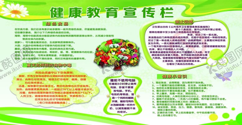 编号：49165910020539015382【酷图网】源文件下载-健康教育宣传栏