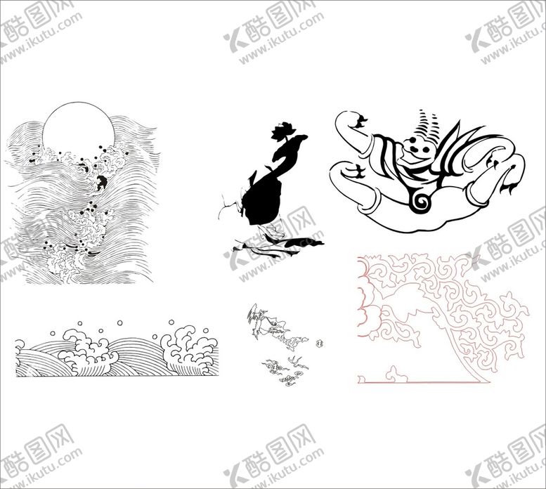 编号：87742602131032575996【酷图网】源文件下载-花纹花边装饰矢量图形