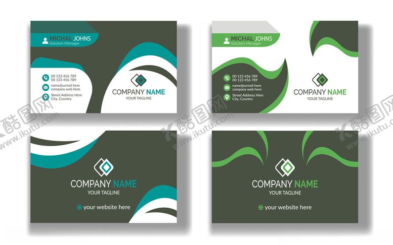 编号：82644804070058467590【酷图网】源文件下载-简约名片