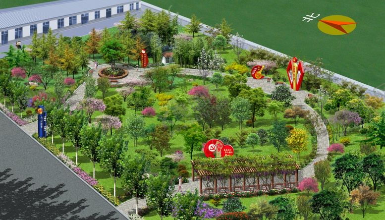 编号：21925810060447244264【酷图网】源文件下载-绿化效果图