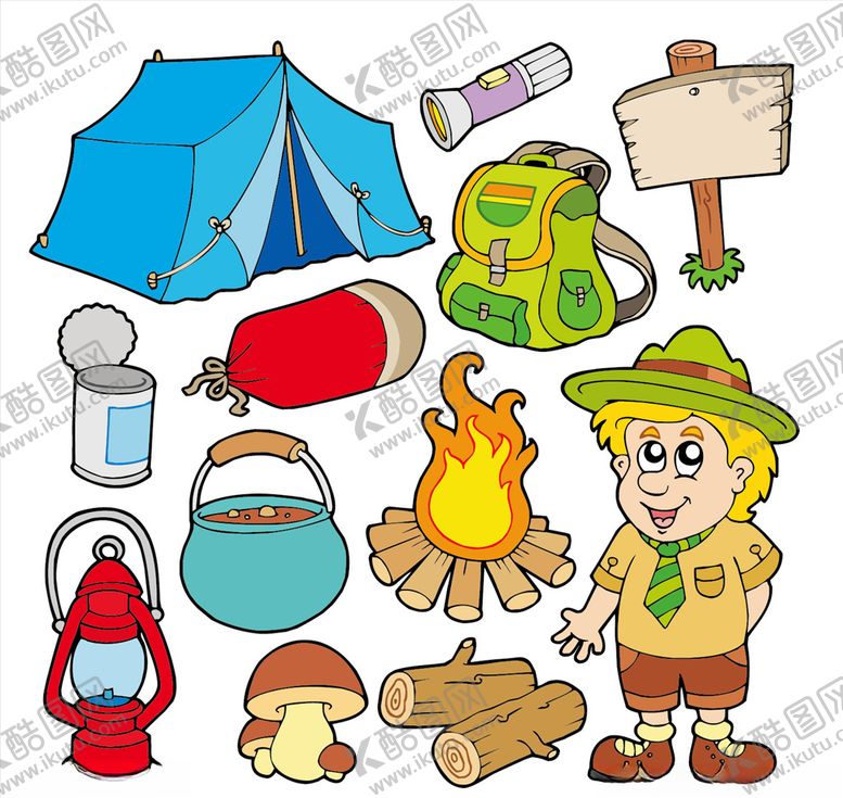 编号：49460509272118092971【酷图网】源文件下载-露营工具