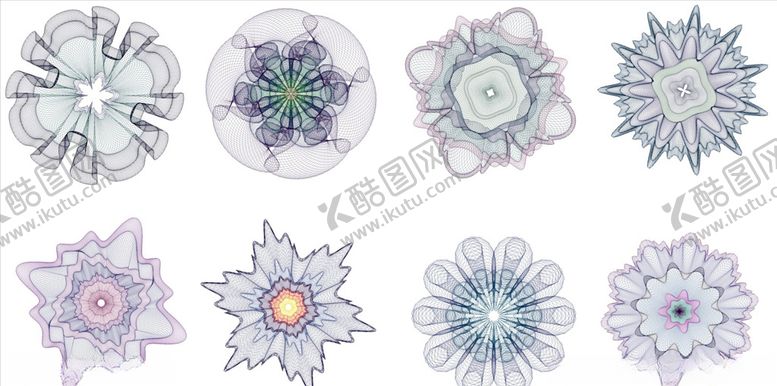 编号：37090009212200151018【酷图网】源文件下载-矢量防伪花纹底纹