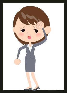 手绘商务人物办公办公士