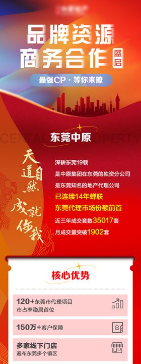 品牌资源商务合作海报