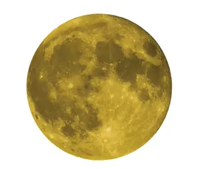 月球图片高清弯亮牙