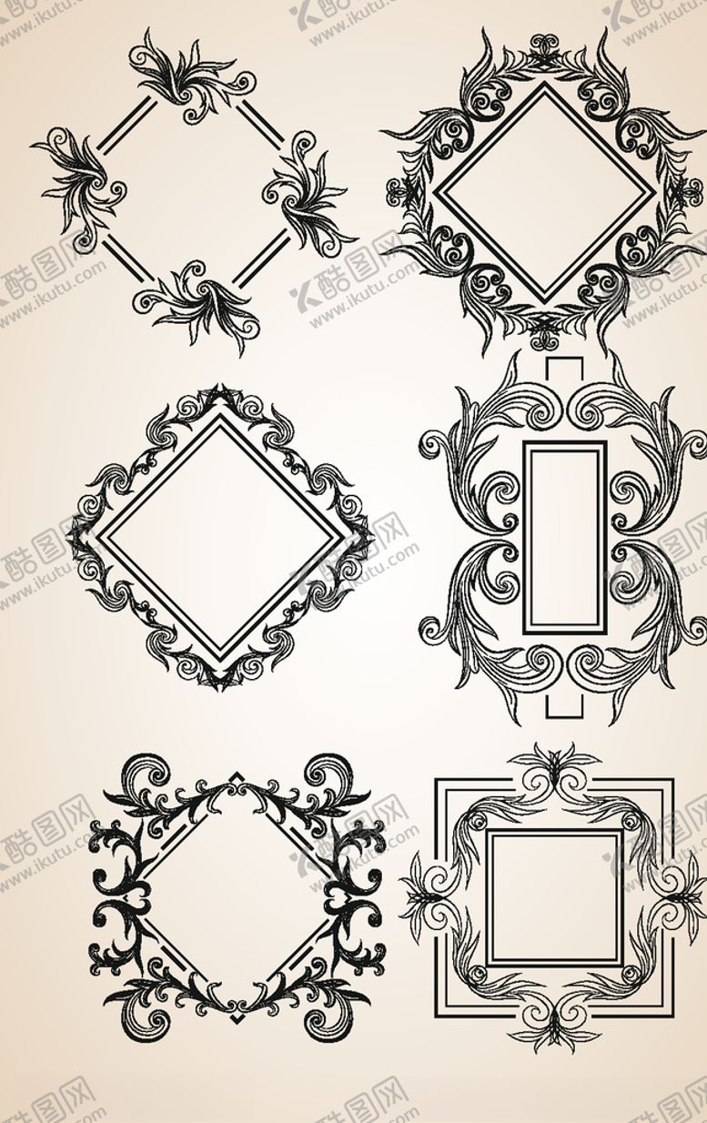 编号：65022209221100284695【酷图网】源文件下载-欧式花纹花边