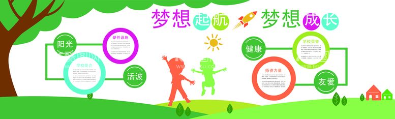 编号：29543009281207102467【酷图网】源文件下载-幼儿园文化墙