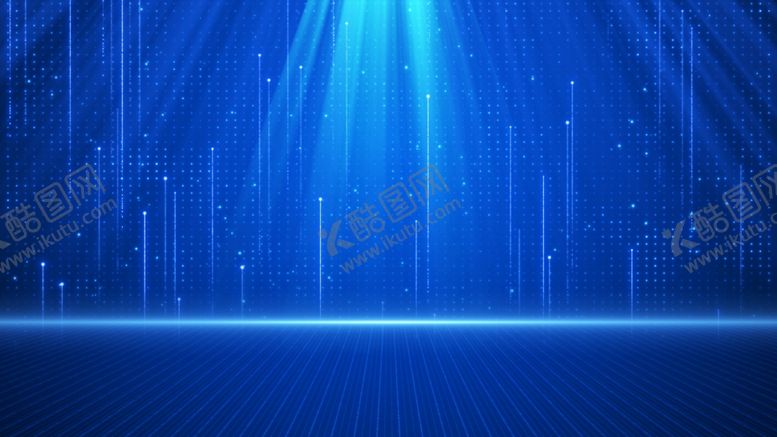 编号：85686804051414004470【酷图网】源文件下载-蓝色科技感光线背景画面