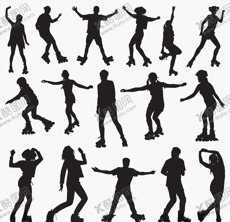 编号：71912410040228023768【酷图网】源文件下载-人物剪影