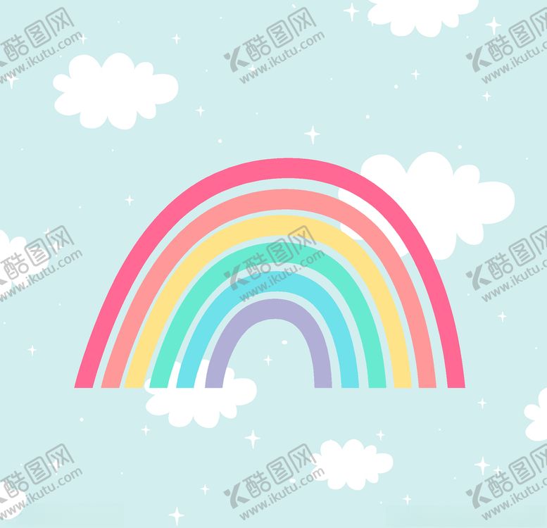 编号：62520107052041153319【酷图网】源文件下载-卡通儿童节精美彩虹桥