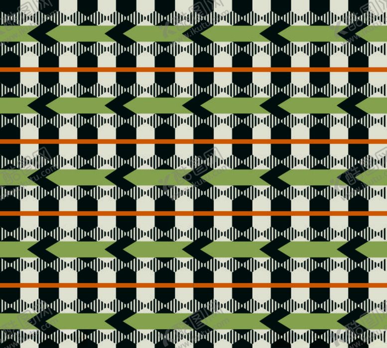 编号：14865709221834412429【酷图网】源文件下载-复古几何连续图案