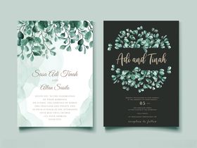 手绘花草蝴蝶背景图片