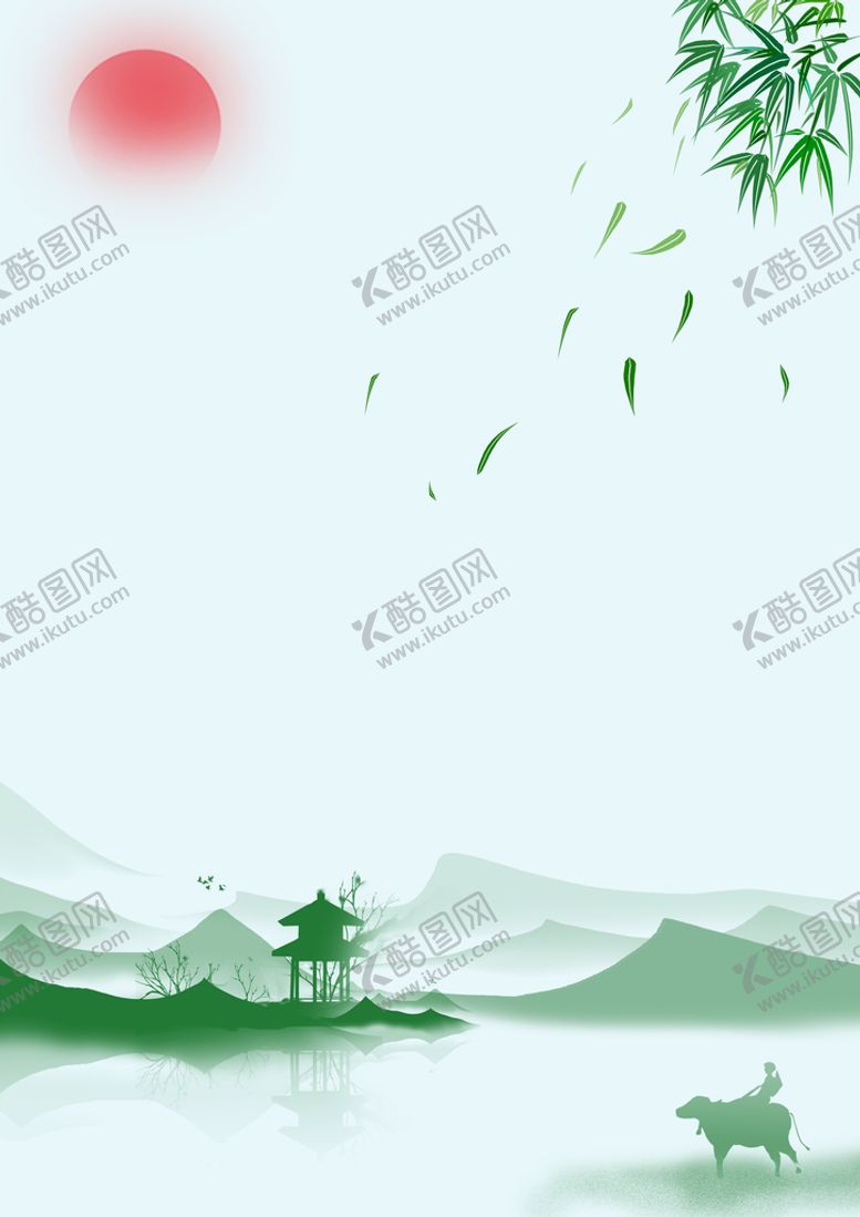 编号：81459609121737066931【酷图网】源文件下载-中国风水墨山水画水墨山新中式背景墙