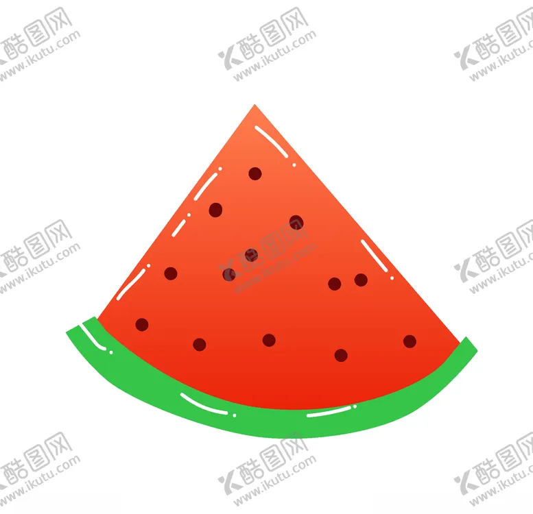 编号：74107403141949457627【酷图网】源文件下载-卡通手绘西瓜