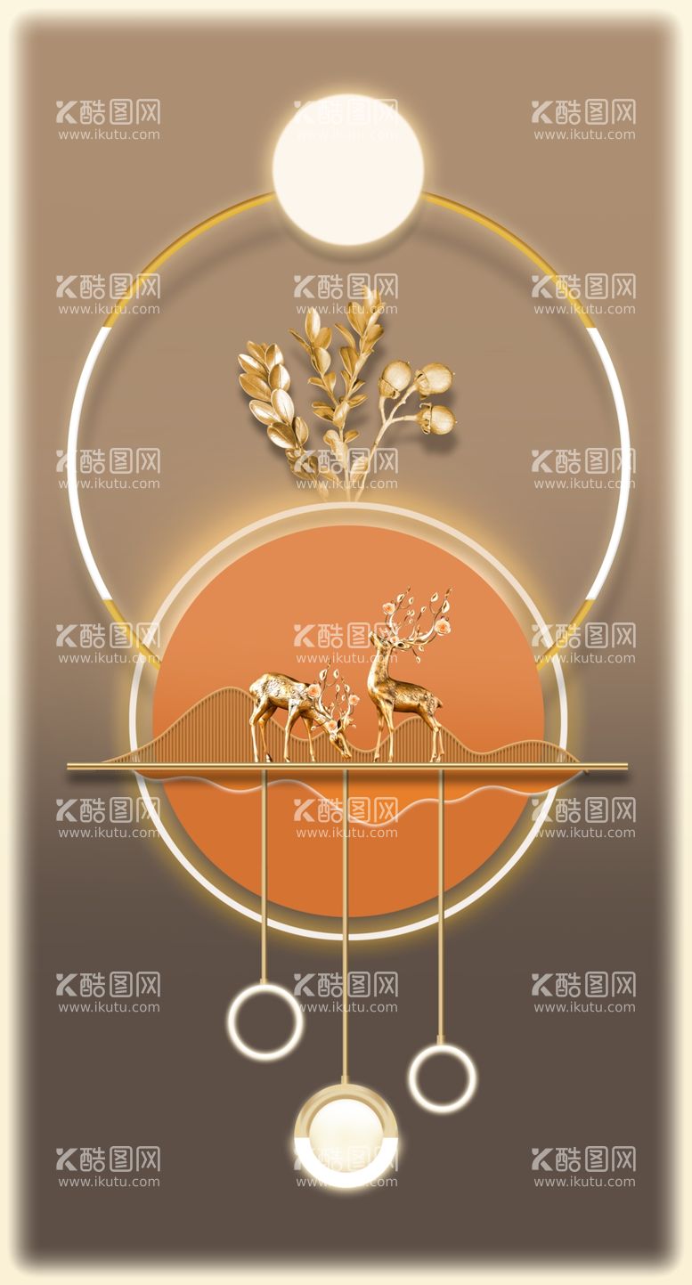 编号：23969712220247254767【酷图网】源文件下载-中式家居装饰画图片