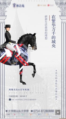 英伦地产形象海报