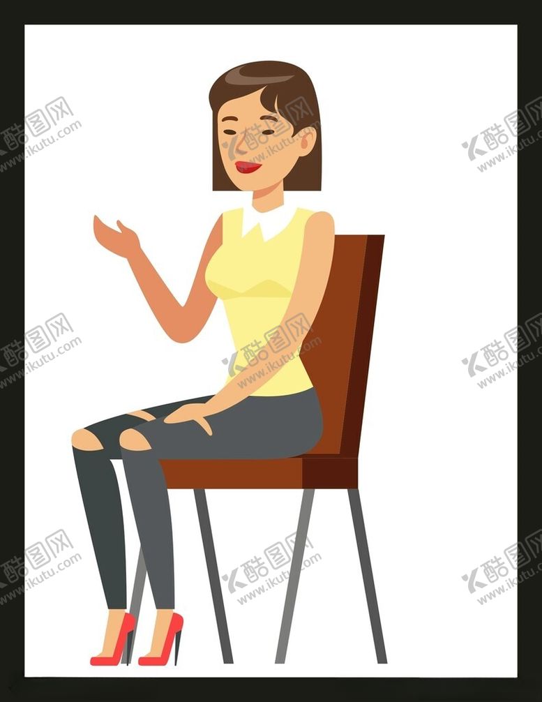 编号：57616901310840226796【酷图网】源文件下载-手绘卡通女孩